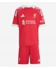 Günstige Liverpool Florian Wirtz #7 Heimtrikotsatz Kinder 2025-26 Kurzarm (+ Kurze Hosen)
